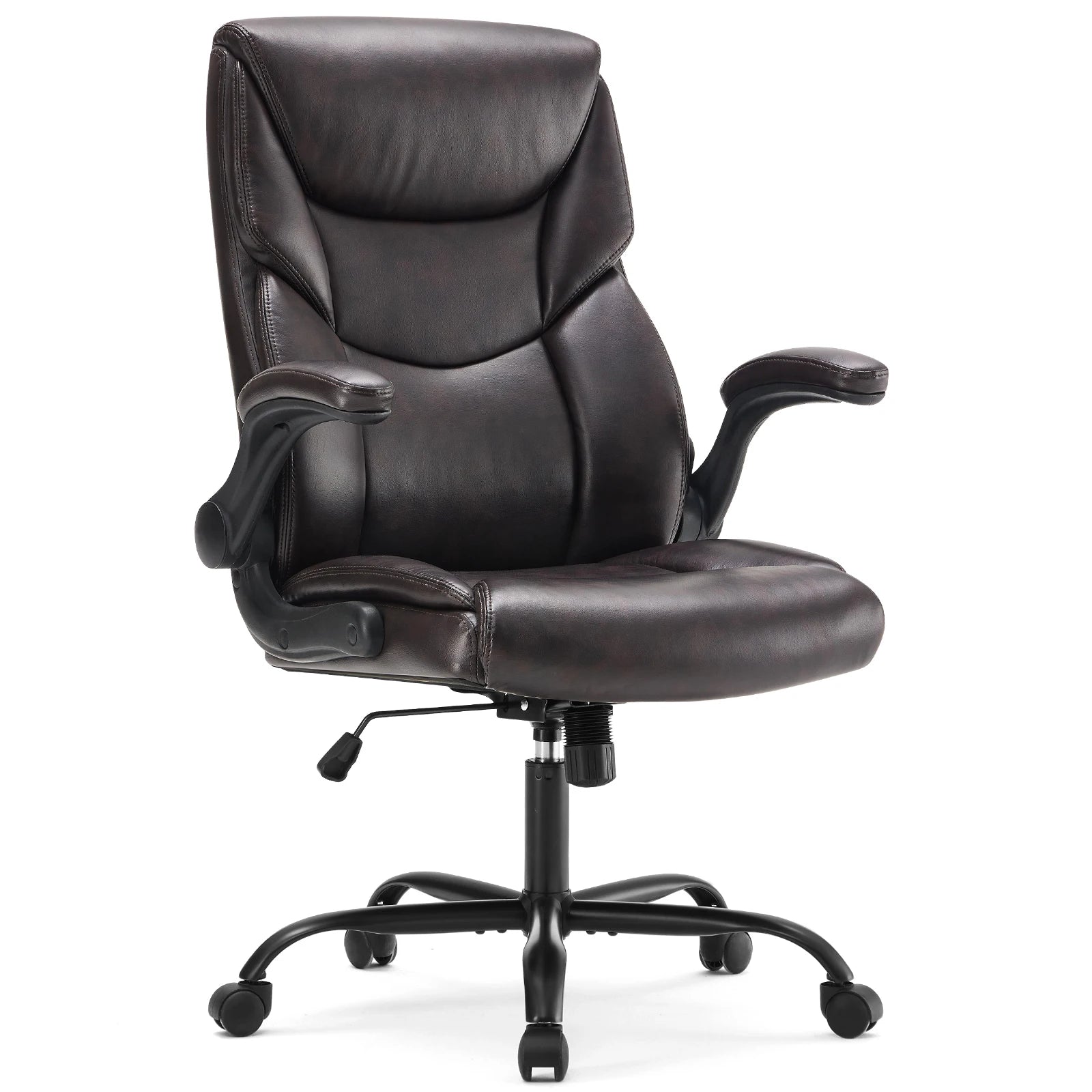 JHK Ergonomic PU Leather Padded Armrest Living Room Rocking Gaming Chair Swivel Wheel With Lumbar Support Gaming Chairs