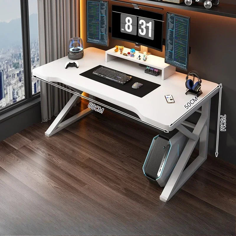Gaming Computer Desk Home Office Study Desk Adjustable Height Compact Small Space Ergonomic Desk Mesa Para Computador Furniture