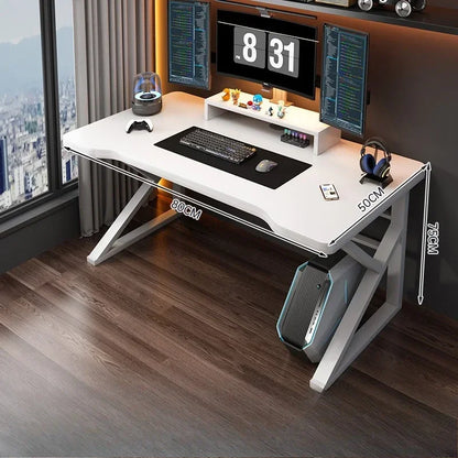Gaming Computer Desk Home Office Study Desk Adjustable Height Compact Small Space Ergonomic Desk Mesa Para Computador Furniture