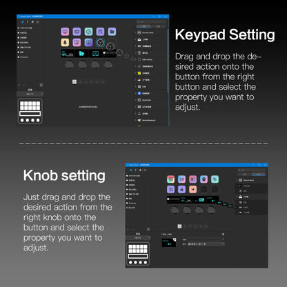 Mirabox N4 Stream deck 10 LCD Keys Button Live Console Mini Keypad Streamdeck Deck Dock macropad Stream Desk Studio Controller