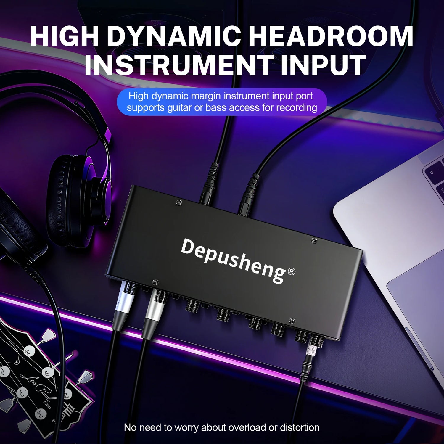 MQ22/44 ASIO Audio Professional Sound Card 2/4 Channel USB Audio Interface for Live Recording
