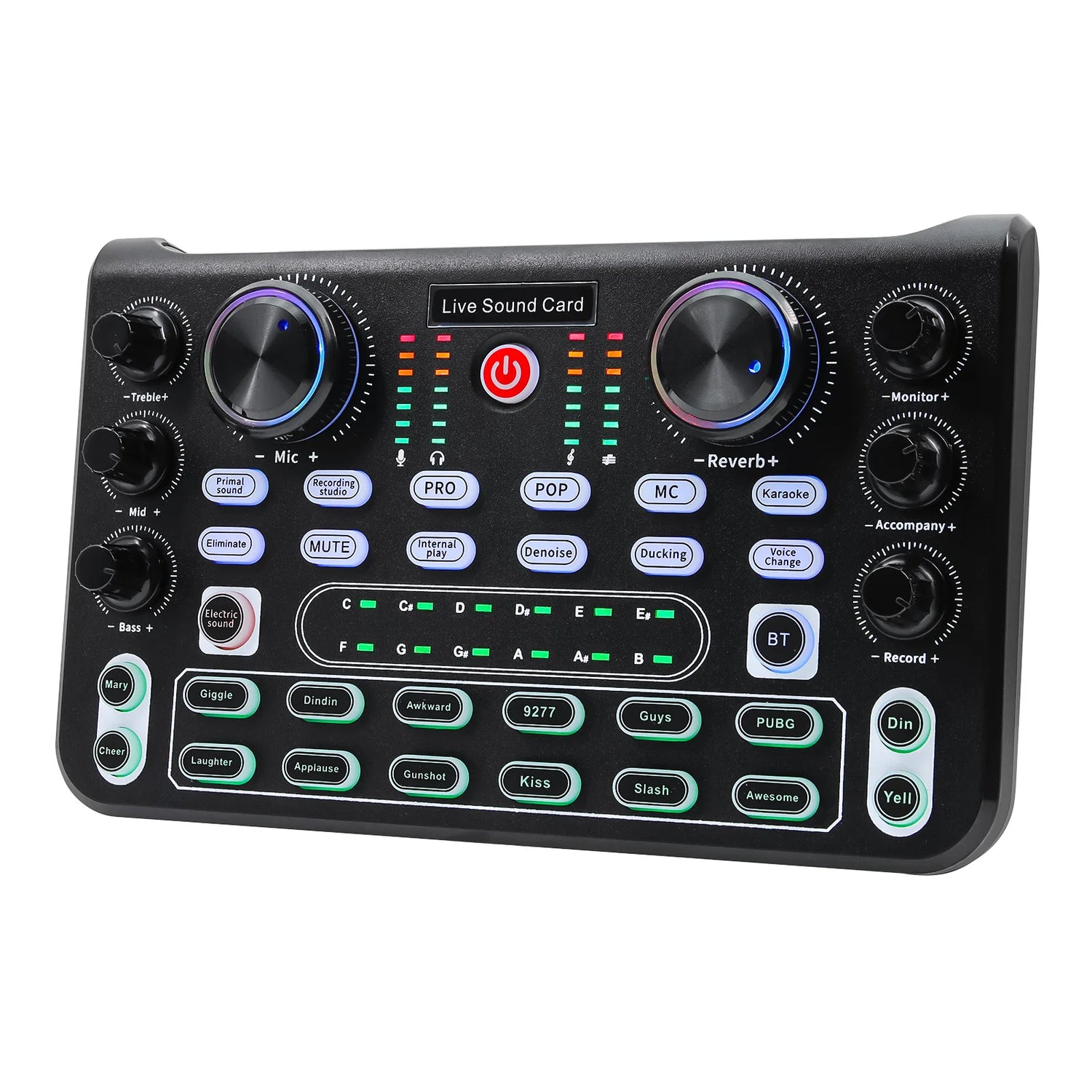 Professional Portable Mixer Sound Mixing X60 Sound Card English Version Convenient Compact For Live Broadcast KTV Singing