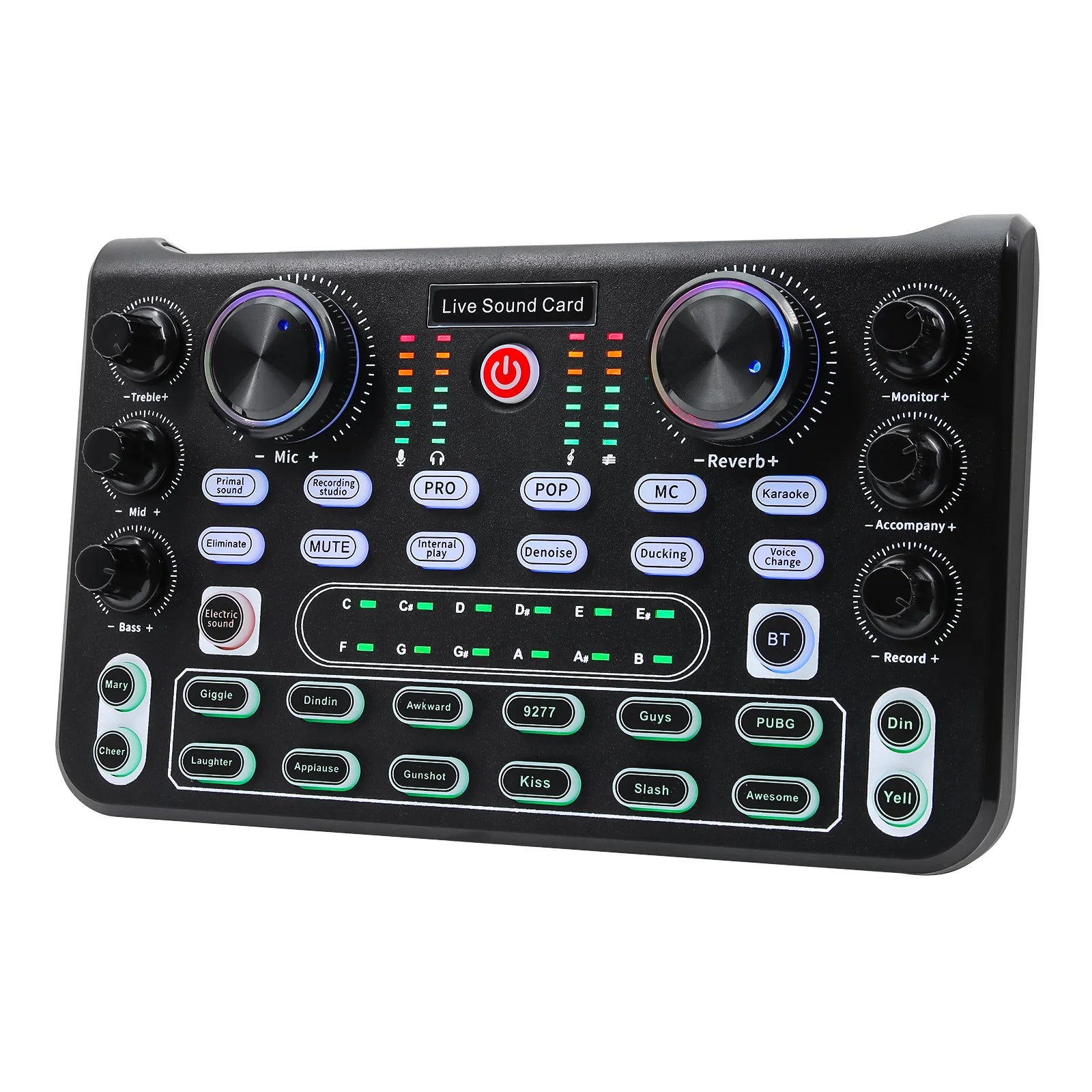 Professional Portable Mixer Sound Mixing X60 Sound Card English Version Convenient Compact For Live Broadcast KTV Singing