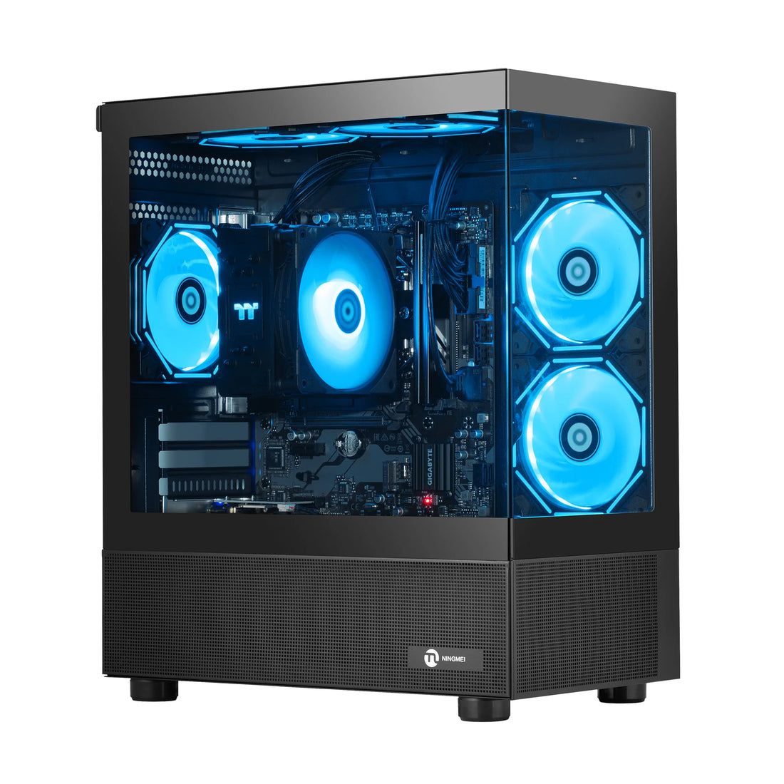 Ningmei Lumishore Gaming Pc Amd Ryzen 7 5700g 16Gb Ram 1Tb Ssd Wifi Windows 11 Gaming Pc