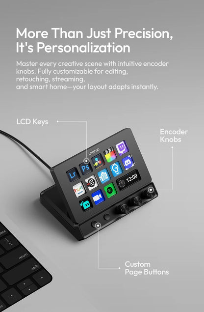 Stream Deck Creative Desktop Control Hub D200X D200H D200 For Video Photo Livestream