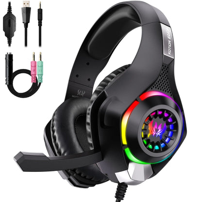 Lightweight Wired Gaming Headset With HD Microphone, Refined Design With Soft And Breathable Ear Cushions, 40mm Powerful Drivers