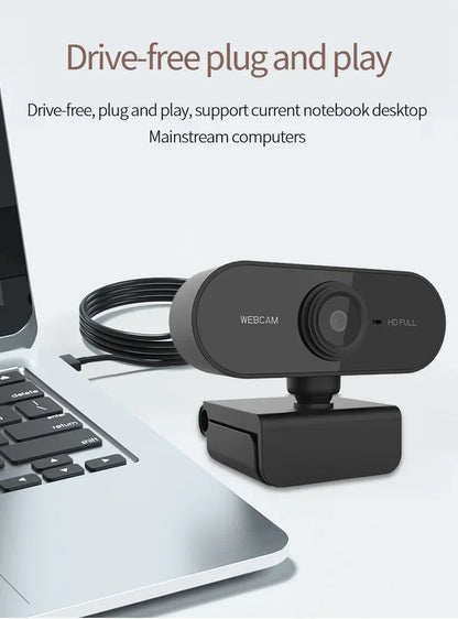 4K Webcam 1080P Mini Camera 2K Full HD Webcam with Microphone 30fps USB Web Cam for Auto Focus PC Laptop Video Shooting Camera