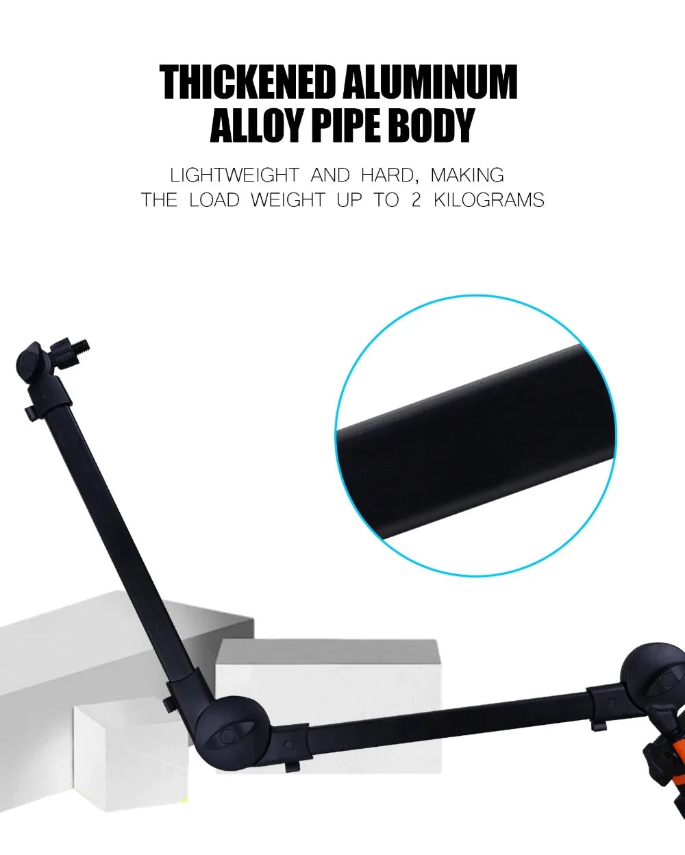 Professional Grade 360° Rotation Microphone Boom Arm Universal Adjustable Arm Mic Stand Sturdy Mic Desk Mount Home Office
