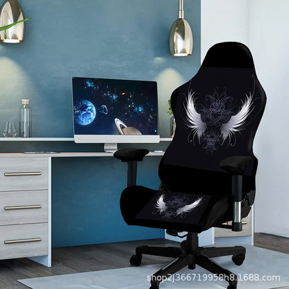 1 Set Gaming Chair Cover Elastic Computer Chair Backrest Armrest Cover Protector Universal Soft Thicken Armchair Seat Covers 의자