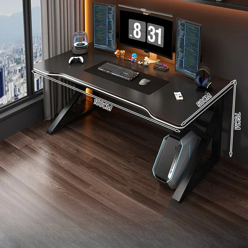 Gaming Computer Desk Home Office Study Desk Adjustable Height Compact Small Space Ergonomic Desk Mesa Para Computador Furniture