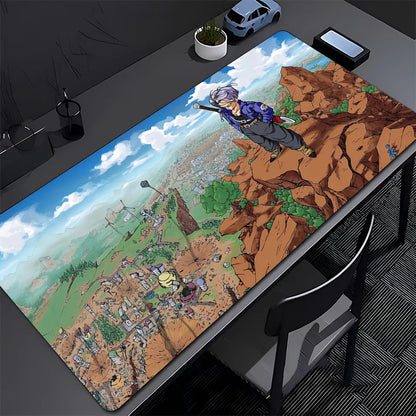Dragon Ball Trunks Mouse Pad big Computer Office Game Table Mats Rubber non-slip Gaming Keyboard coaster Long Desk Pads Mousepad