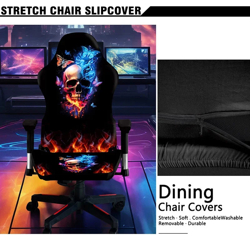 1 Set Gaming Chair Cover Elastic Computer Chair Backrest Armrest Cover Protector Universal Soft Thicken Armchair Seat Covers 의자