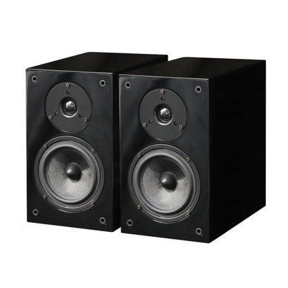 5-inch HIFI Passive Bookshelf Speaker 150W Output Power 3-inch Tweeter Unit Lacquered Shell Professional Monitor Speaker