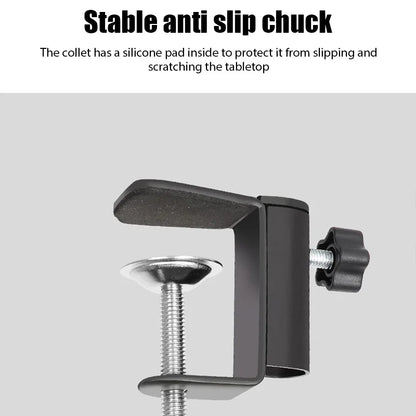 Desktop Adjustable Microphone Stand Boom Holder Professional Flexible Scissor Arm for Podcast/Streaming/Youtube