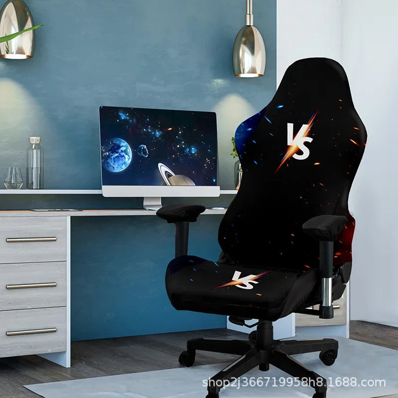 1 Set Gaming Chair Cover Elastic Computer Chair Backrest Armrest Cover Protector Universal Soft Thicken Armchair Seat Covers 의자