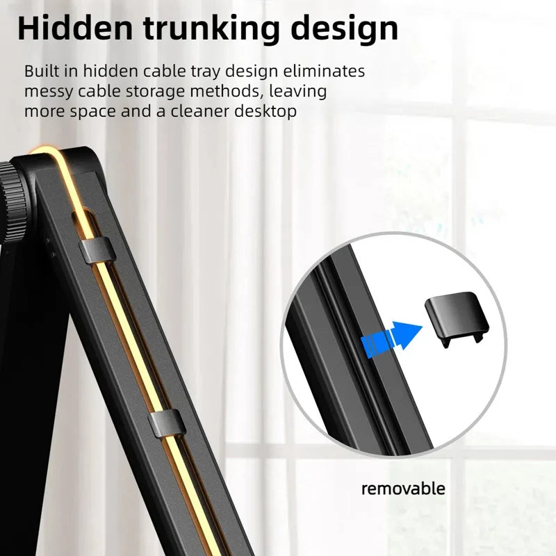 Boom Arm - Adjustable 360° Rotatable Microphone Sturdy Aluminum Alloy Mic Desk, Table Stand Foldable Scissor Stable Mount Arms