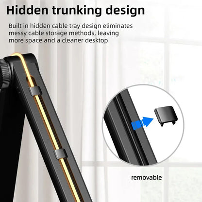 Boom Arm - Adjustable 360° Rotatable Microphone Sturdy Aluminum Alloy Mic Desk, Table Stand Foldable Scissor Stable Mount Arms