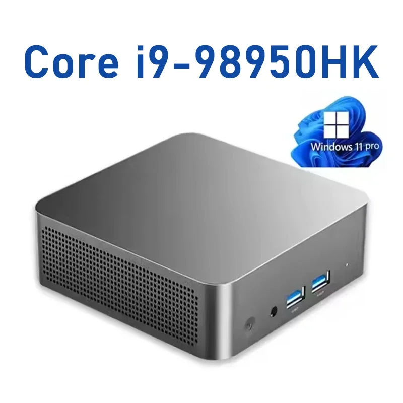 Ornate Windows 11 Pro Mini PC Core i9 8950HK 32GB RAM 1TB 2TB SSD 4K HD WiFi6 BT5.2 Home Gaming Desktop With 3 Years Warranty