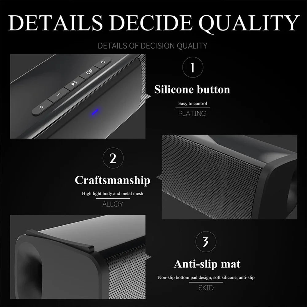 Home Theater Sound System Bluetooth Speaker Computer Speakers For TV Soundbar Wired Wireless Bass Subwoofer Speaker