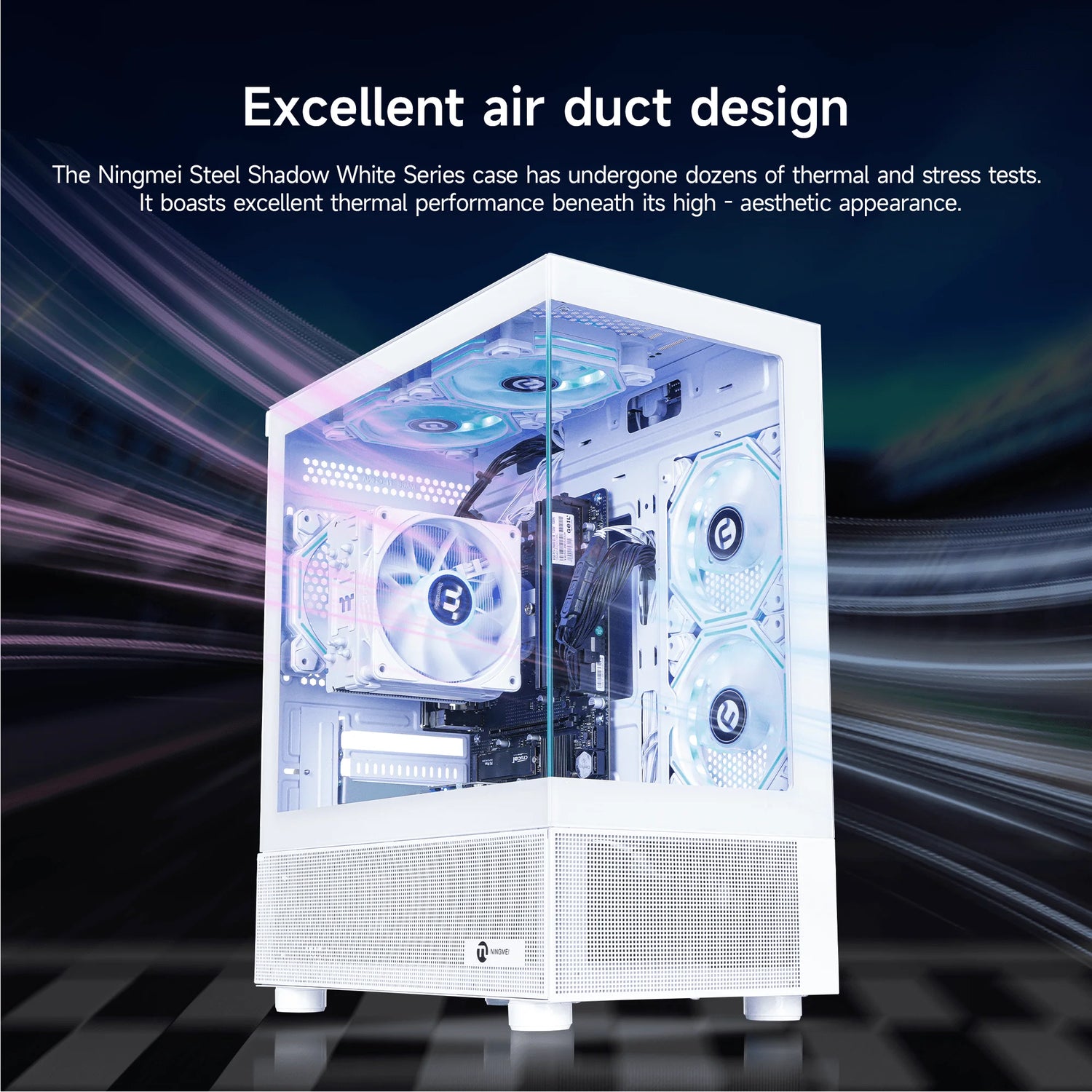 Ningmei Lumishore Gaming Pc Amd Ryzen 7 5700g 16Gb Ram 1Tb Ssd Wifi Windows 11 Gaming Pc