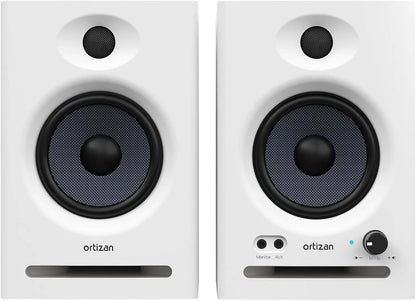 Ortizan Audio Bookshelf Active Speakers Studio Monitor，Bluetooth 5.3 Wireless Computer TV PC USB DAC HiFi Home Subwoofer System