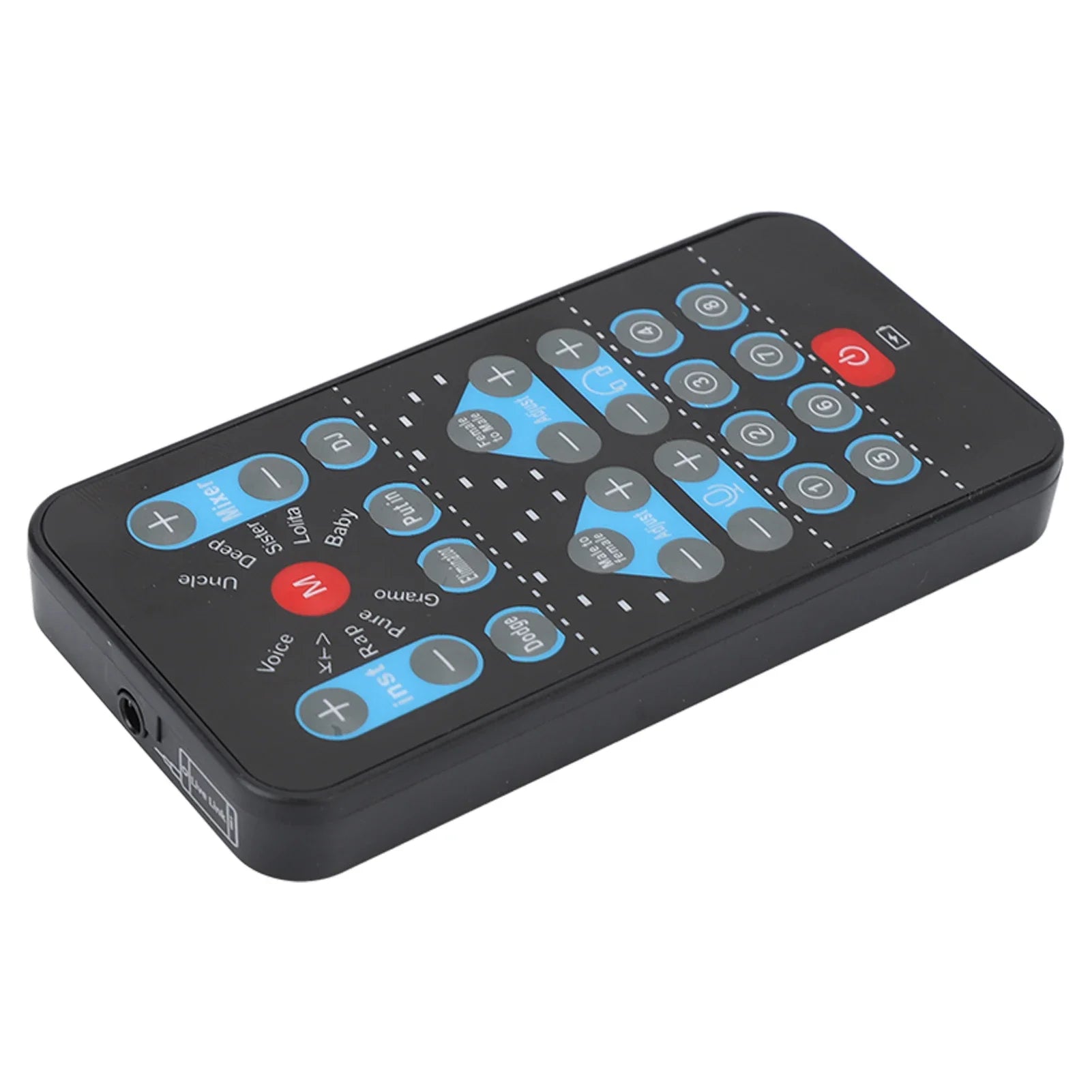8 Sound Effects Mini Voice Changer Card Support Multi Languages Beautification Handheld Sound Card for Mobile Phone Computer
