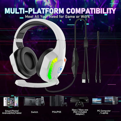 MAMBASNAKE T11 UK 100% Gaming Keyboard&amp;Mouse&amp;Headset&amp;Mouse Pad Combo Set Rainbow Backlit Keyboard, 2400DPI 4 Buttons USB Wired