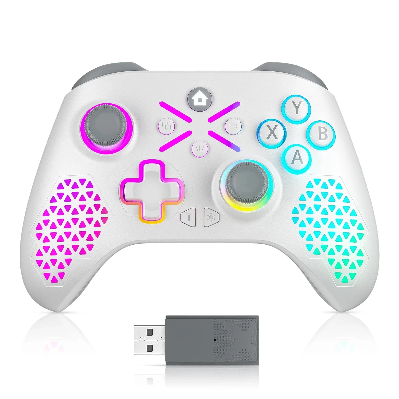 RGB Wireless For Xbox Controller Xbox One/xbox Series X/S/PC With 650mah Battery gamepad Multi-Function Joystick Controller