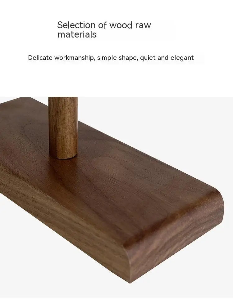 Wooden Stand Holder for Headset Display Shelf Desk Hanger T Shape Headphones Stands Storage Brackets Home Storage Organizer