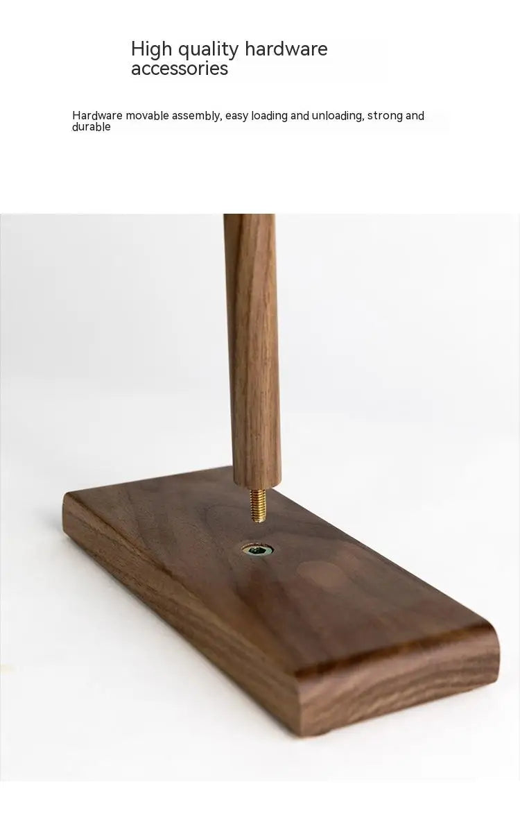 Wooden Stand Holder for Headset Display Shelf Desk Hanger T Shape Headphones Stands Storage Brackets Home Storage Organizer