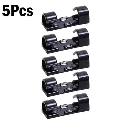 Cable Clips Organizer Drop Wire Holder Cord Management Self-Adhesive Cable Manager Fixed Clamp Wire Winder For Home Office Car