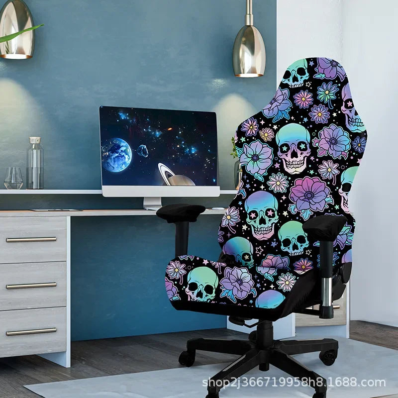 1 Set Gaming Chair Cover Elastic Computer Chair Backrest Armrest Cover Protector Universal Soft Thicken Armchair Seat Covers 의자