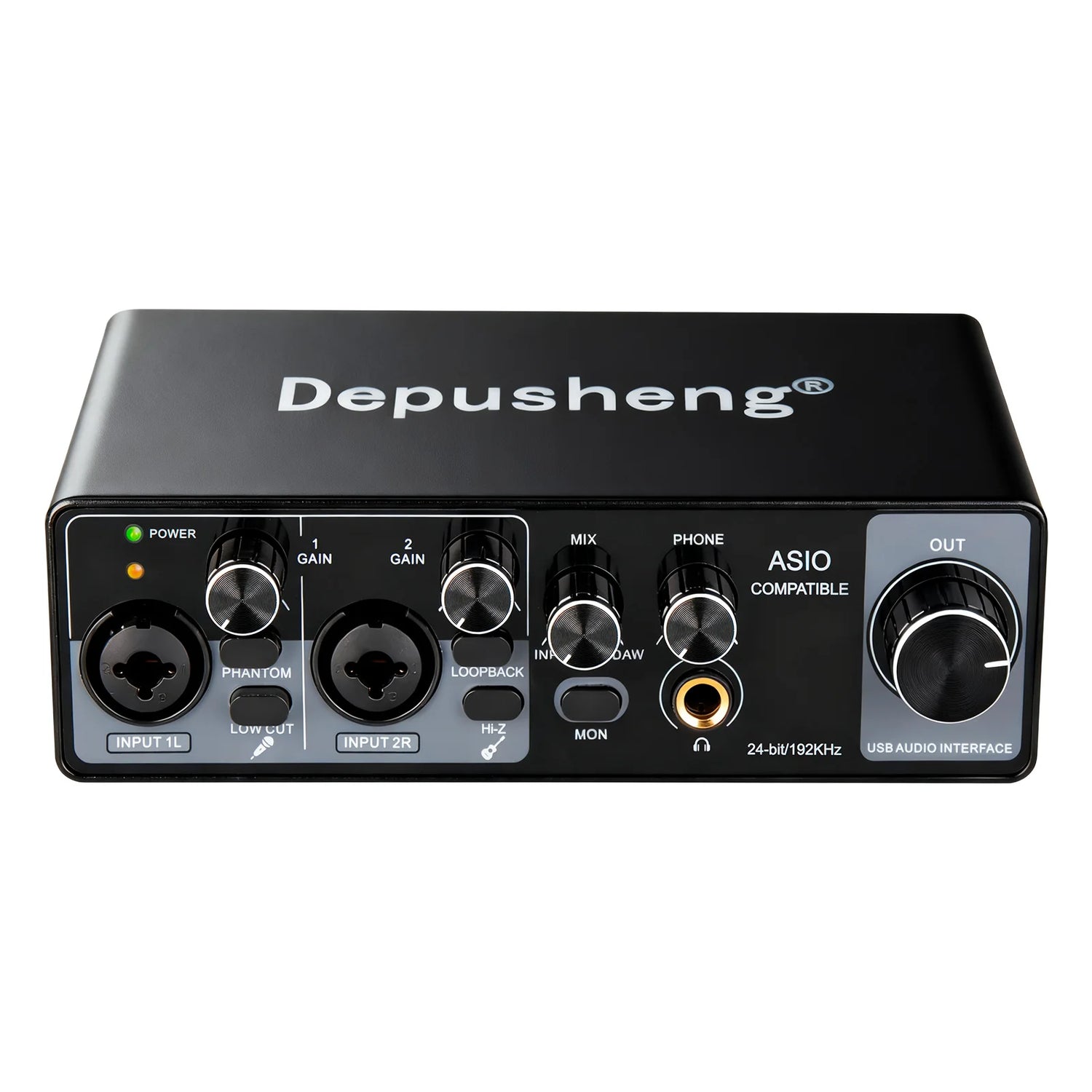 MQ22/44 ASIO Audio Professional Sound Card 2/4 Channel USB Audio Interface for Live Recording