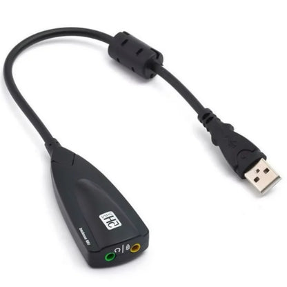 USB Sound Card Computer Gaming Specific External High-End Sound Card, 5HV2 Stereo 7.1 Channel Wired Sound Card