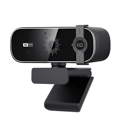 4K Webcam For PC Auto-Focus with Remote Control Privacy Cover Webcam With Microphone Plug &amp; Play For Laptop/Desktop Video Callin