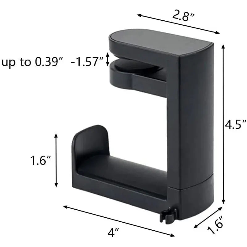 360° Rotating Headphone Stand Desktop Headset Holder PC Gaming Headset Desk Hanger Hook For Headphone Storage Hangin Organizer