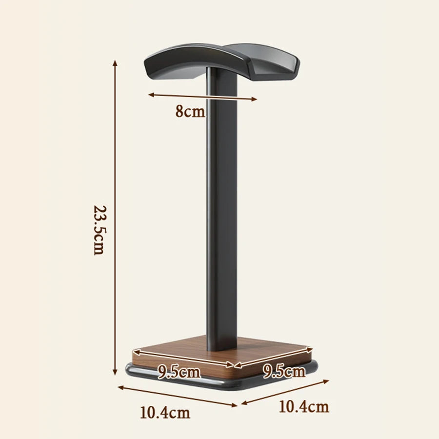 Curved Desktop Headphones Stand Stable Base Headset Display Holder Bracket For Gaming Music Over Ear Headsets