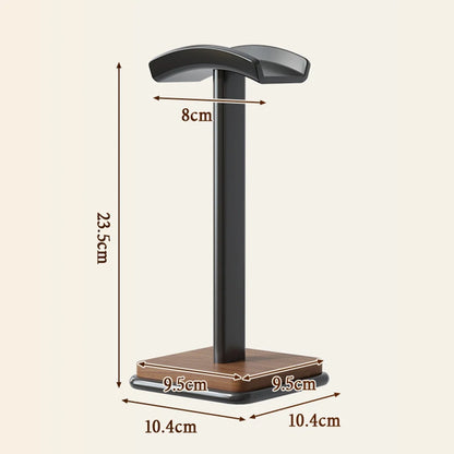 Curved Desktop Headphones Stand Stable Base Headset Display Holder Bracket For Gaming Music Over Ear Headsets