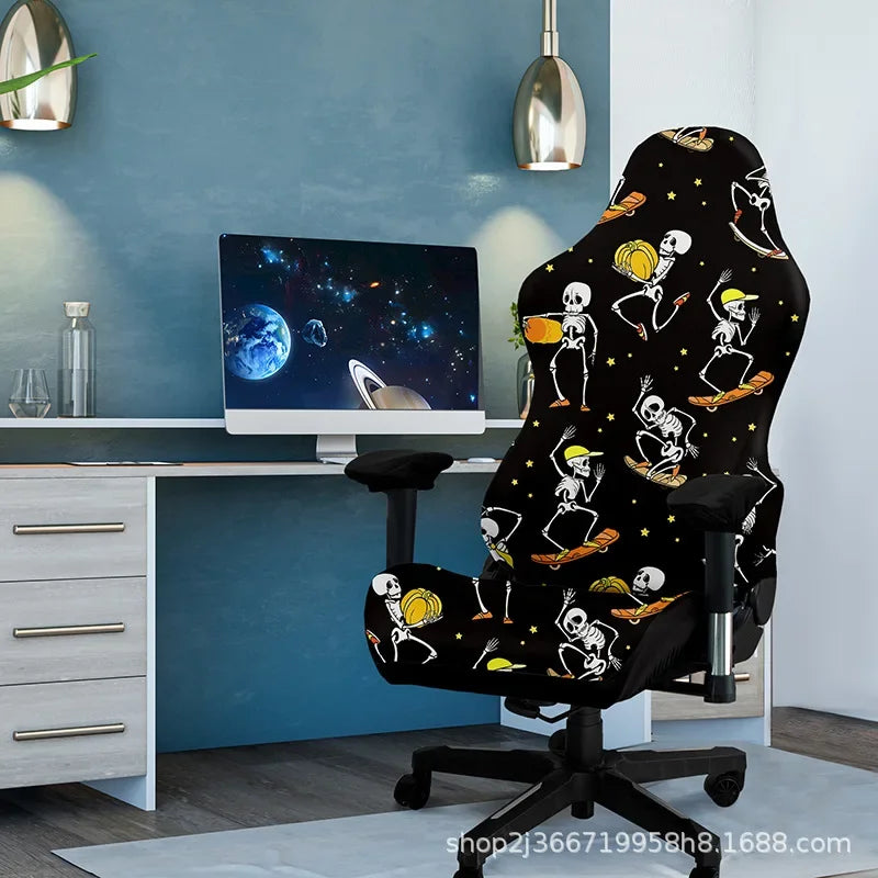 1 Set Gaming Chair Cover Elastic Computer Chair Backrest Armrest Cover Protector Universal Soft Thicken Armchair Seat Covers 의자