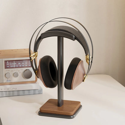 Curved Desktop Headphones Stand Stable Base Headset Display Holder Bracket For Gaming Music Over Ear Headsets