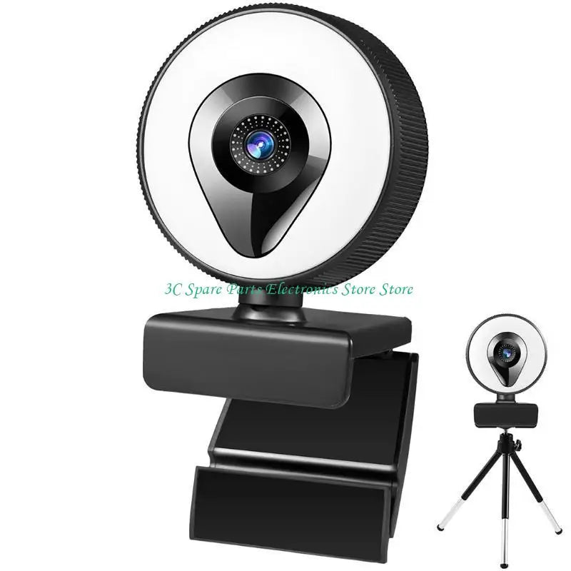 SZ Webcam 1080P 4K 2K AutoFocus Web Camera USB PC Computer Webcam 3 Light Modes