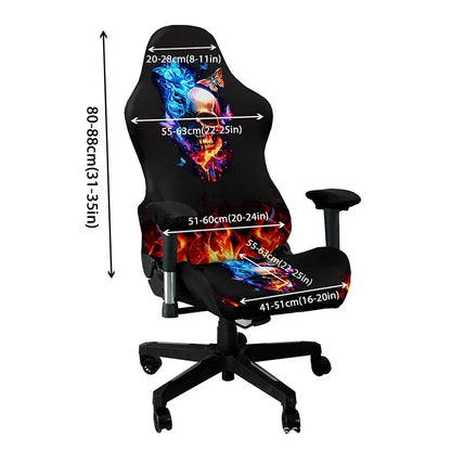 1 Set Gaming Chair Cover Elastic Computer Chair Backrest Armrest Cover Protector Universal Soft Thicken Armchair Seat Covers 의자