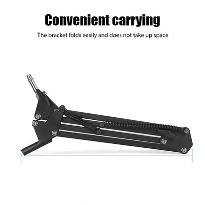 Desktop Adjustable Microphone Stand Boom Holder Professional Flexible Scissor Arm for Podcast/Streaming/Youtube