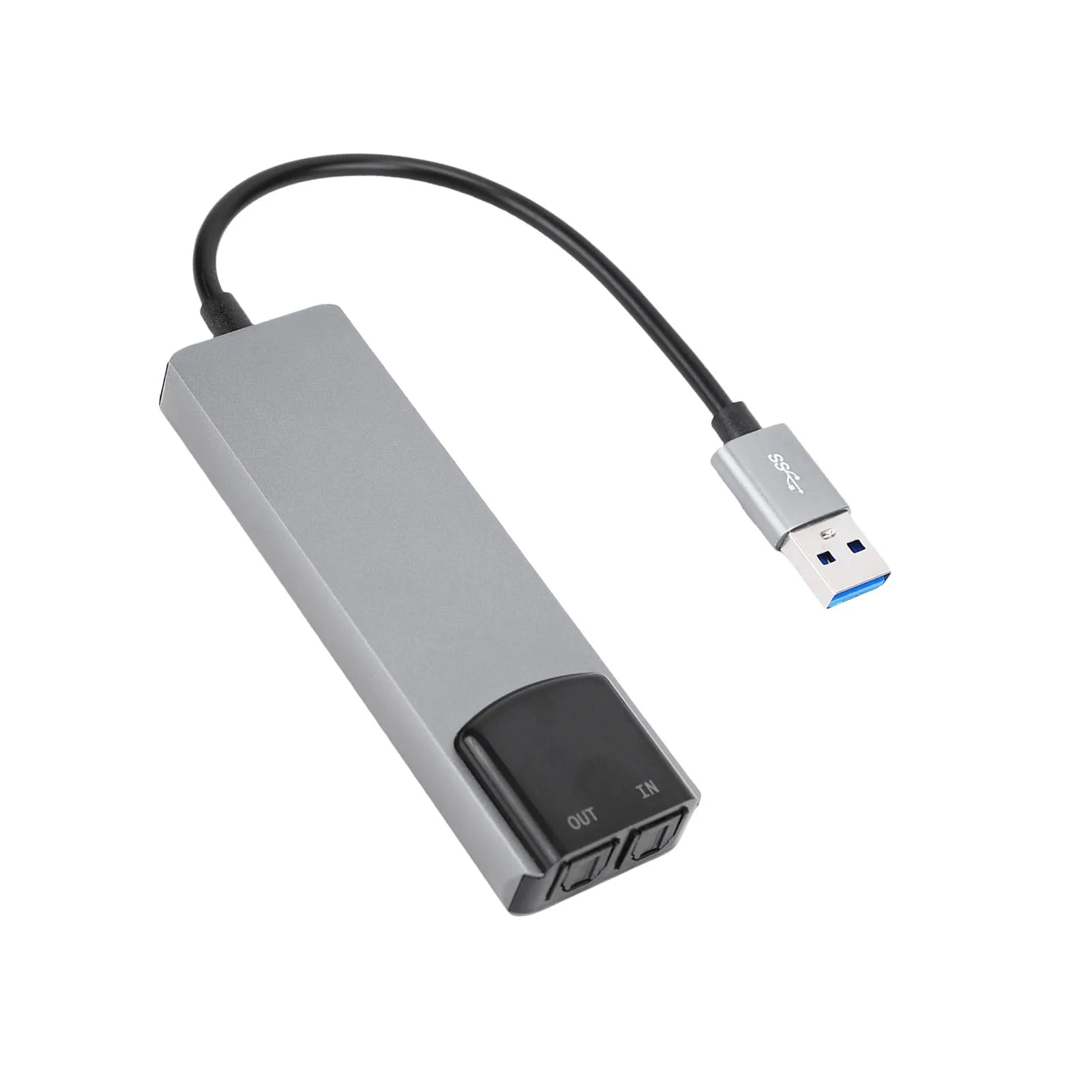 7.1 USB 2.0 Surround Sound Card with SPDIF Digital Sound High Resolution Music External Sound Card for Laptop PC