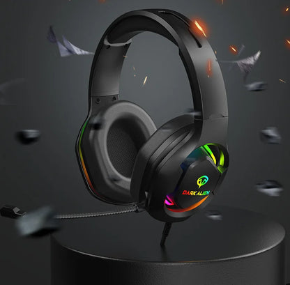 Gaming Headphones For PC/PS4/PS5 EKSA E1000 7.1 Surround RGB Gaming Headset Gamer USB Wired Headphones With Noise Cancelling Mic