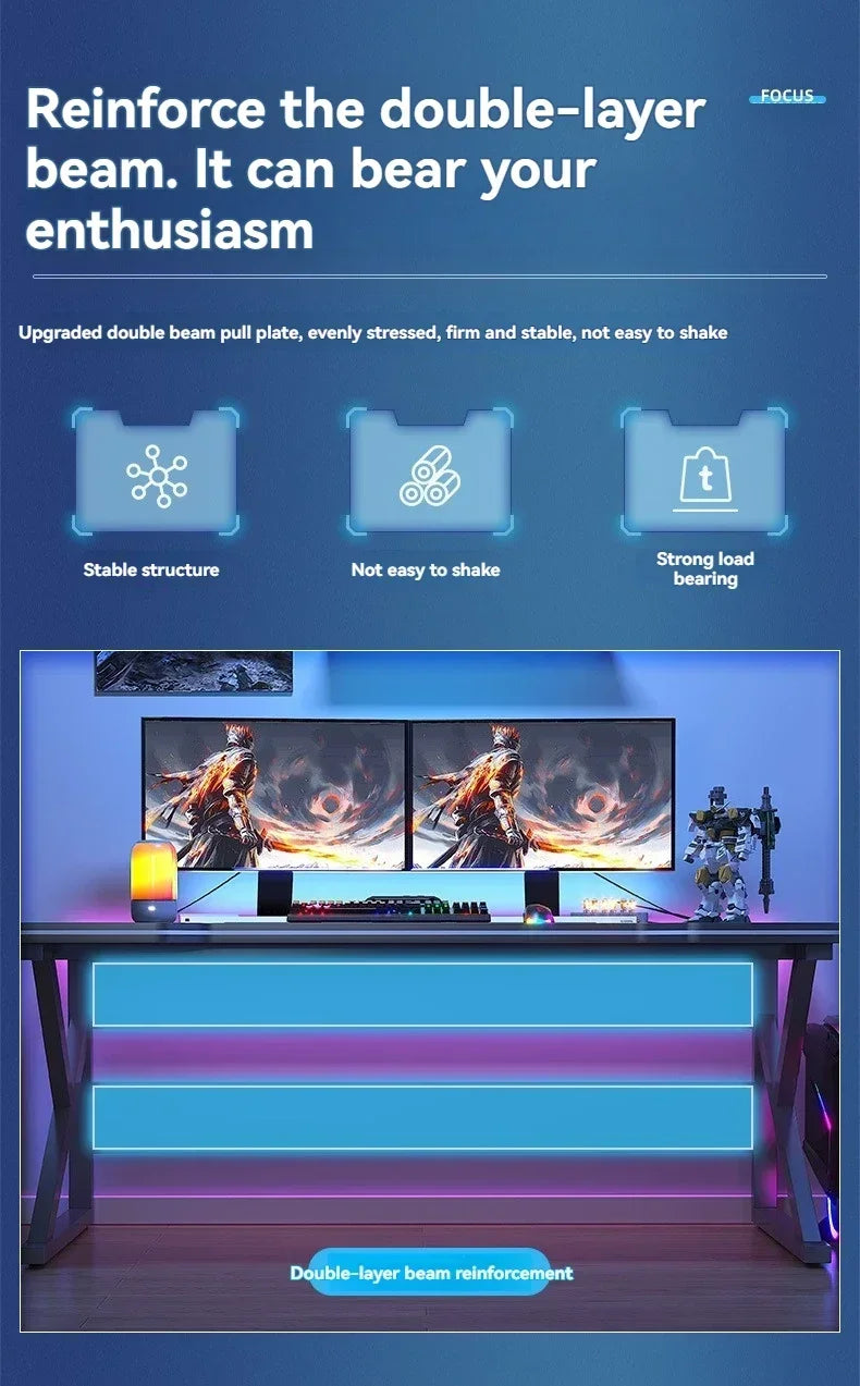 Household Goods Computer Desk, Home Desk, Student Learning Desk, Simple Gaming Desk, E-sports Desk, Workbench, Office Desk