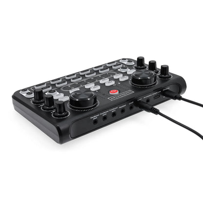 Professional Portable Mixer Sound Mixing X60 Sound Card English Version Convenient Compact For Live Broadcast KTV Singing