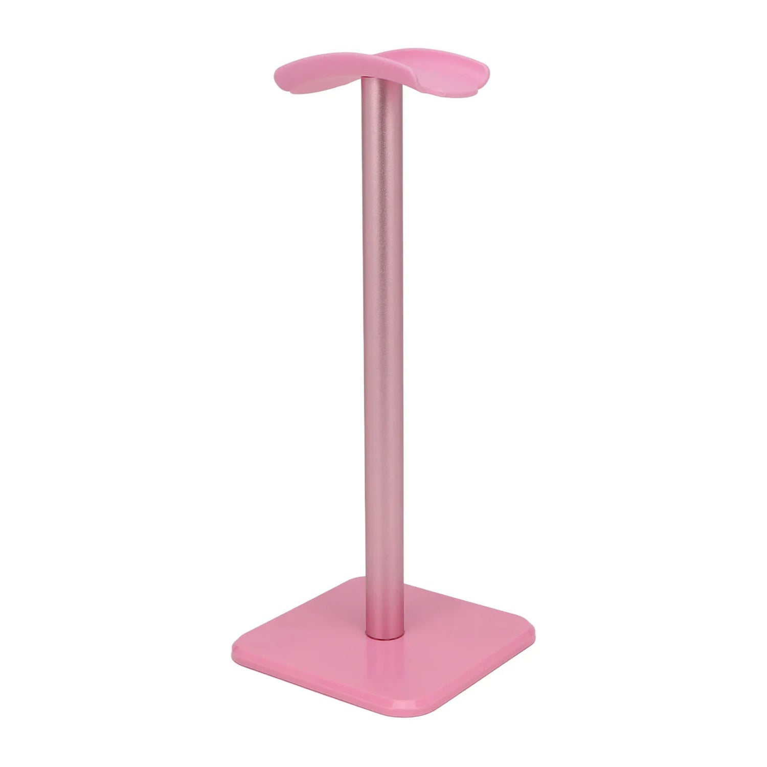 Headphone Stand Rounded Corner Anti Slip Base TPU Tray Sturdy Metal Bar Headset Holder for Home Gaming Office