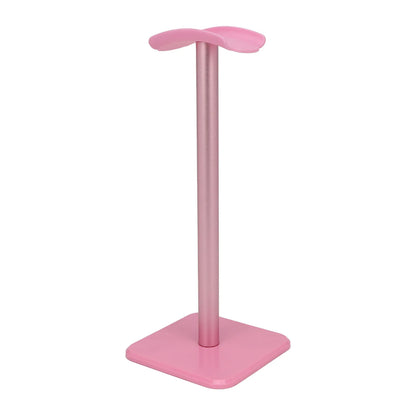 Headphone Stand Rounded Corner Anti Slip Base TPU Tray Sturdy Metal Bar Headset Holder for Home Gaming Office