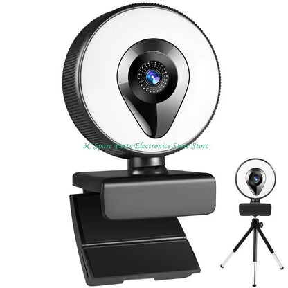 SZ Webcam 1080P 4K 2K AutoFocus Web Camera USB PC Computer Webcam 3 Light Modes